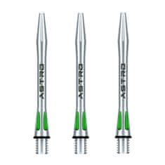 Winmau Násadky Astro Aluminium - midi - black