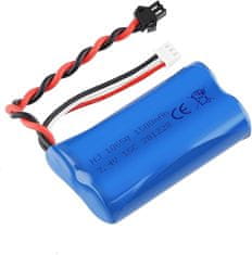 YUNIQUE GREEN-CLEAN 1 kus 1500mAh 7.4V 2S Lipo batéria pre U12A S033G Q1 H101 s konektorom SM-2P pre Rc Toys Boat Car Drone