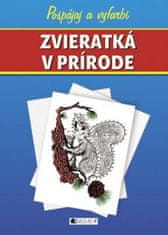 Zvieratká v prírode pospájaj a vyfarbi