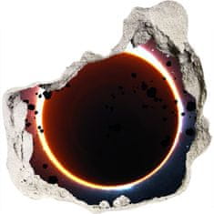 Wallmuralia.sk Nálepka 3D diera na stenu Eclipse 75x75 cm