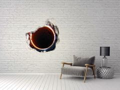 Wallmuralia.sk Nálepka 3D diera na stenu Eclipse 75x75 cm