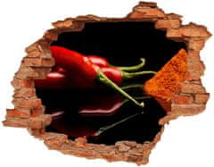 Wallmuralia.sk Diera 3D fototapeta nálepka Chilli a kajenské korenie 148x115 cm