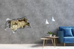 Wallmuralia.sk Diera 3D fototapeta nálepka Tigers 95x73 cm