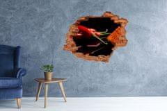 Wallmuralia.sk Diera 3D fototapeta nálepka Chilli a kajenské korenie 148x115 cm