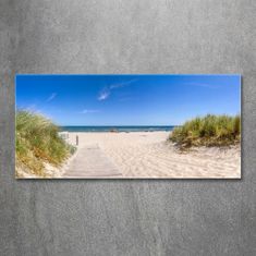 Wallmuralia.sk Foto obraz akryl do obývačky Morské duny 100x50 cm 2 prívesky
