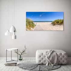 Wallmuralia.sk Foto obraz akryl do obývačky Morské duny 100x50 cm 2 prívesky