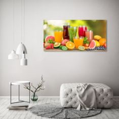 Wallmuralia.sk Foto obraz akryl do obývačky Ovocné džúsy 100x50 cm 2 prívesky