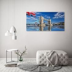 Wallmuralia.sk Foto obraz akryl zvislý do obývačky Tower Bridge Londýn 120x60 cm 2 prívesky