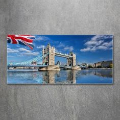 Wallmuralia.sk Foto obraz akryl zvislý do obývačky Tower Bridge Londýn 120x60 cm 2 prívesky