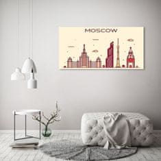 Wallmuralia.sk Foto obraz akryl do obývačky Moskva domy 120x60 cm 2 prívesky