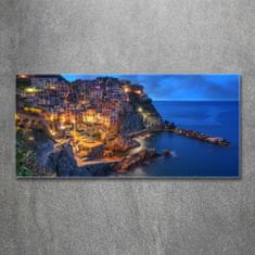 Wallmuralia.sk Foto obraz akryl do obývačky Manarola Taliansko 120x60 cm 2 prívesky