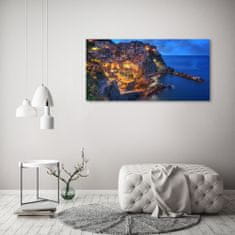 Wallmuralia.sk Foto obraz akryl do obývačky Manarola Taliansko 120x60 cm 2 prívesky