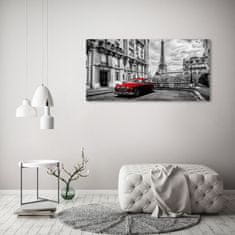 Wallmuralia.sk Foto obraz akrylový na stenu Červená limuzína 100x50 cm 2 prívesky