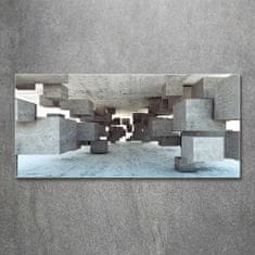 Wallmuralia.sk Foto obraz akryl do obývačky Kvádre v betóne 100x50 cm 2 prívesky