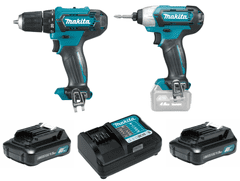 Makita CLX224X aku sada DF333DZ+TD110DZ+2xaku+kufor Li-ion CXT 12V