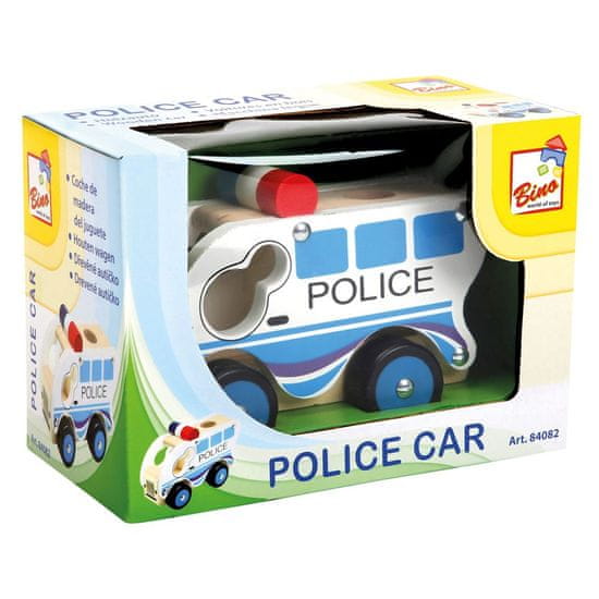 Bino Drevené auto polícia