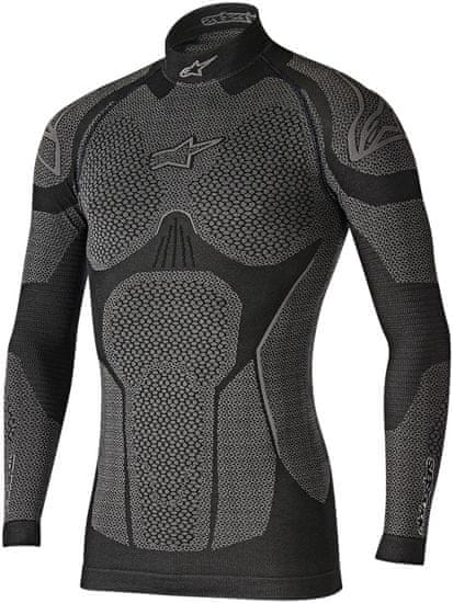 Alpinestars tričko RIDE TECH LS Funkčné černo-šedé