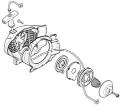 Makita ND / DOLMAR Štartovanie kpl. PS-460, PS-500 (C), DCS4630, DCS5030 (76)