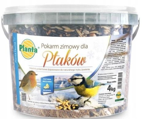 Planta Zimné krmivo pre vtáctvo zmes obilia 4kg