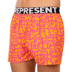 Represent Pánske trenky exclusive Mike elektro map (R2M-BOX-0731) - veľkosť XL