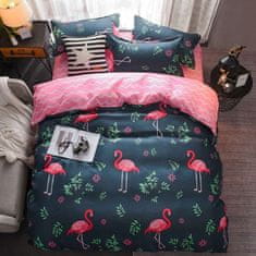 Domifito 4-dielna posteľná súprava - obliečka na perinu, 2 obliečky na vankúš, plachta 200x230 cm