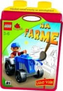 LEGO náučné vymaľovánky so samolepkami – Na farme