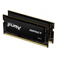 Kingston FURY Impact/SO-DIMM DDR4/64GB/2666MHz/CL16/2x32GB/Black