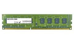 2-Power 4GB PC3-10600U 1333MHz DDR3 CL9 Non-ECC DIMM 2Rx8 ( DOŽIVOTNÁ ZÁRUKA )