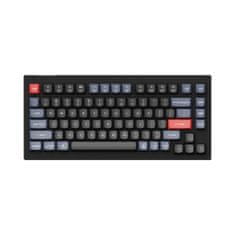 Keychron V1 QMK Drôtová mechanická klávesnica Carbon Black Keychron K Pro Brown V1-B3