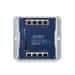 Planet Planét priemyselný plochý switch 8x 1Gb, 4x PoE 30/60W, 48-56V, IP30, -20/60st, fanless