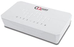 CQpoint CQ-C108 - switch 8 portov, 10/100 RJ45