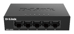 D-Link DGS-105GL Kovový 5-portový Gigabit stolný switch