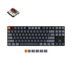 Keychron K1 SE Mechanická klávesnica Slim, RGB, Brown Gateron Hot-Swap K1SE-H3