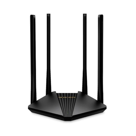 Mercusys MR30G AC1200 WiFi Gb router, 2x LAN, 1xWAN, 4x pevná anténa