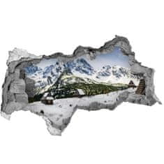 Wallmuralia.sk Diera 3D v stene na stenu Hale tatry 95x73 cm