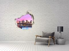 Wallmuralia.sk Diera 3D fototapety nálepka Manhattan new york city 125x125 cm