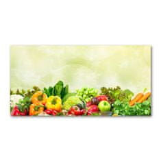 Wallmuralia.sk Foto obraz akrylové sklo Zelenina 100x50 cm 2 prívesky