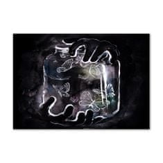 Wallmuralia.sk Foto obraz akryl zvislý do obývačky Motýle v skleníku 125x50 cm 2 prívesky