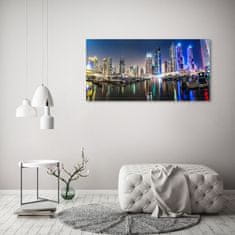 Wallmuralia.sk Foto obraz akrylový na stenu Nočný Dubai 100x50 cm 2 prívesky