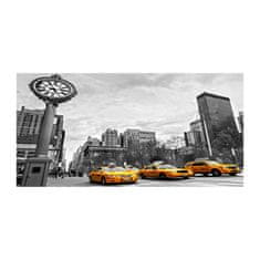 Wallmuralia.sk Foto obraz akrylový Taxi New York 140x70 cm 2 prívesky