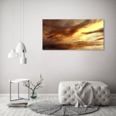 Wallmuralia.sk Foto obraz akryl do obývačky Východ slunde 100x50 cm 2 prívesky