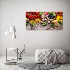 Wallmuralia.sk Foto obraz akryl do obývačky Talianske jedlo 100x50 cm 2 prívesky