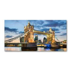 Wallmuralia.sk Foto obraz akryl do obývačky Tower Bridge Londýn 125x50 cm 2 prívesky