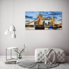 Wallmuralia.sk Foto obraz akryl do obývačky Tower Bridge Londýn 125x50 cm 2 prívesky