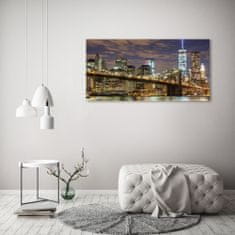 Wallmuralia.sk Foto obraz akryl do obývačky Brooklynský most 100x50 cm 2 prívesky