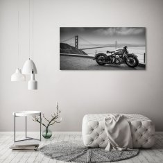 Wallmuralia.sk Foto obraz akrylové sklo Motorka 120x60 cm 2 prívesky