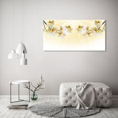 Wallmuralia.sk Foto obraz akryl do obývačky Orchidea 125x50 cm 2 prívesky