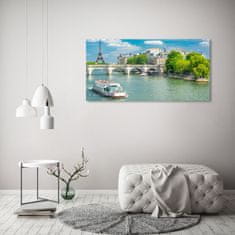 Wallmuralia.sk Foto obraz akryl do obývačky Seina paríž 100x50 cm 2 prívesky