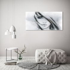 Wallmuralia.sk Foto obraz akryl do obývačky Portrét ženy 140x70 cm 2 prívesky