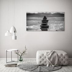 Wallmuralia.sk Foto obraz akryl do obývačky Rovnováha kamene 140x70 cm 2 prívesky